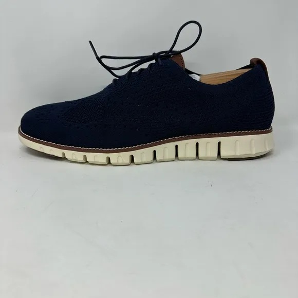 Cole Haan C24947 Zero Grand StitchLite Blue Wingtip Oxford Shoes Men’s