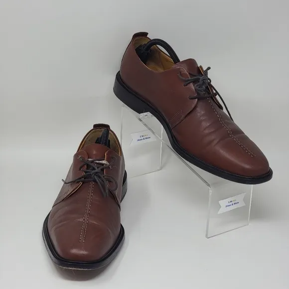 Cole Haan Dress Shoes Men’s Size 10.5 M Leather Brown Oxford Spine Lace C06400