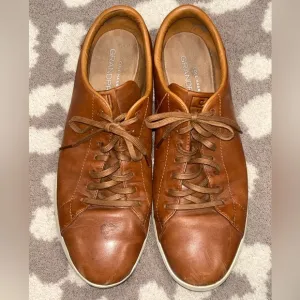 Cole Haan GrandPro Grand OS Leather Casual Shoes Tennis Brown Men's Size 13 W