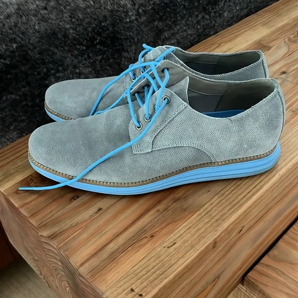 Cole Haan Grey suede men’s Original Grand OG shoes size 10.5 men’s 🩶🩵