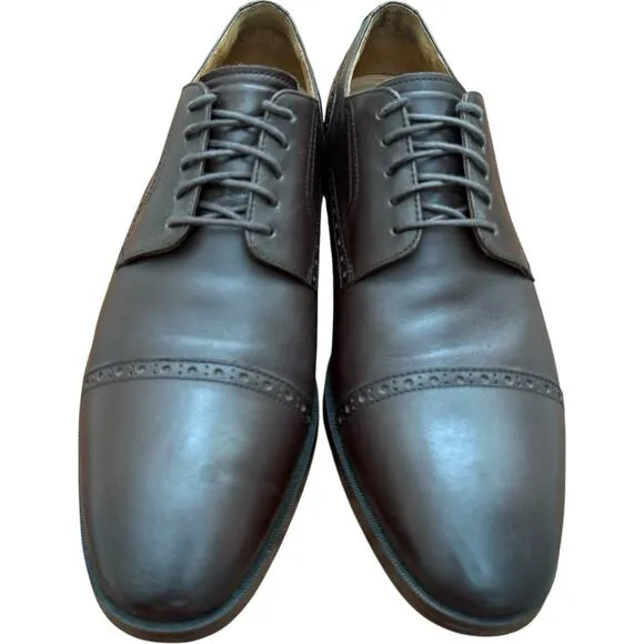 Cole Haan Jefferson Grand Cap Oxford II Brown Shoes Men’s Size 11.5