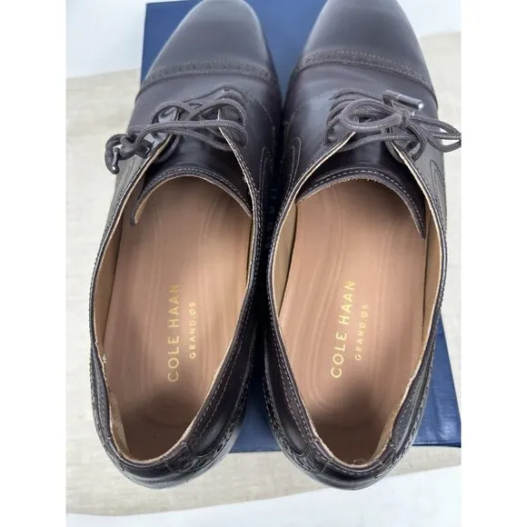 Cole Haan Jefferson Grand Capox Ox II In Dark Brown Men’s Shoes Size 13
