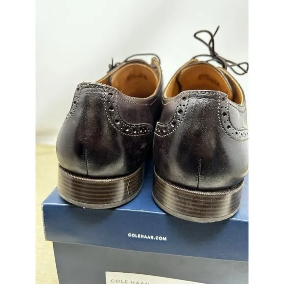 Cole Haan Jefferson Grand Capox Ox II In Dark Brown Men’s Shoes Size 13