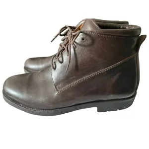 COLE HAAN MEN’S LEATHER SHOES SIZE 11.5 dark brown vibram sole