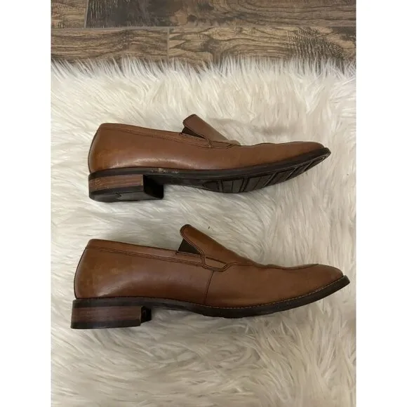Cole Haan Men's Size 9.5M Lenox Hill Venetian‎ Brown Loafer Slip On Dress Shoe