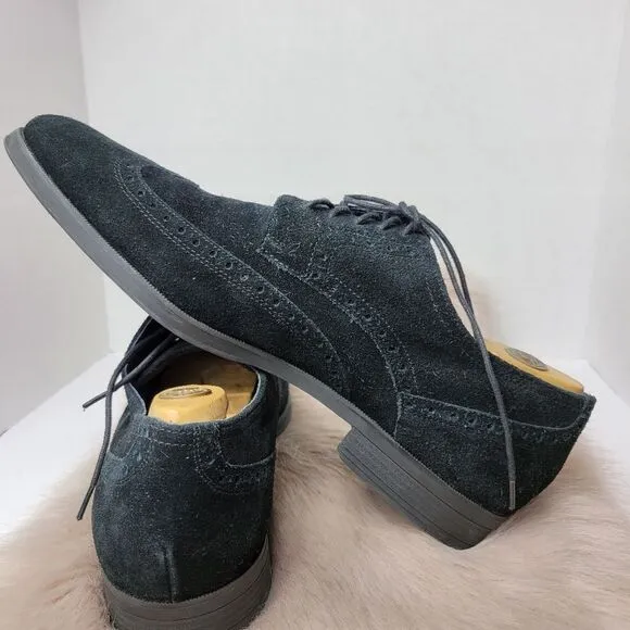 Cole Haan Men’s Suede Wingtip Oxford Derby Brogue C21170 Shoes Size 12 M