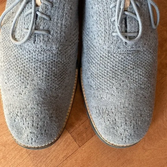 Cole Haan zero gravity Oxford shoes men’s grey lace up Preppy Acadamia office 13