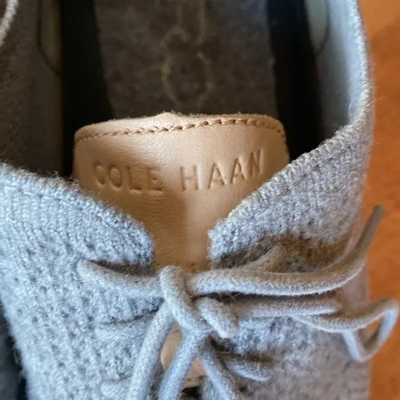 Cole Haan zero gravity Oxford shoes men’s grey lace up Preppy Acadamia office 13