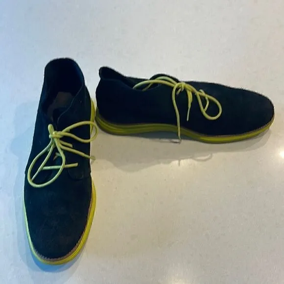 Cole Hann lunar grand men’s shoes size 11.5 excellent condition, black dark blue
