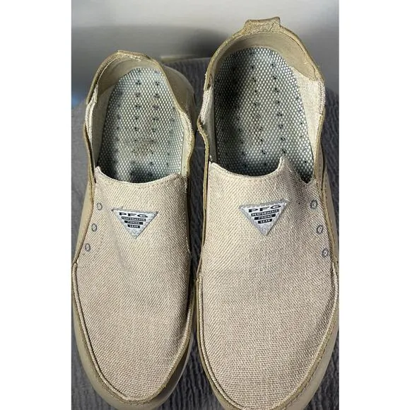 Columbia PFG Men’s Shoe Size 10.5 Tan Beige
