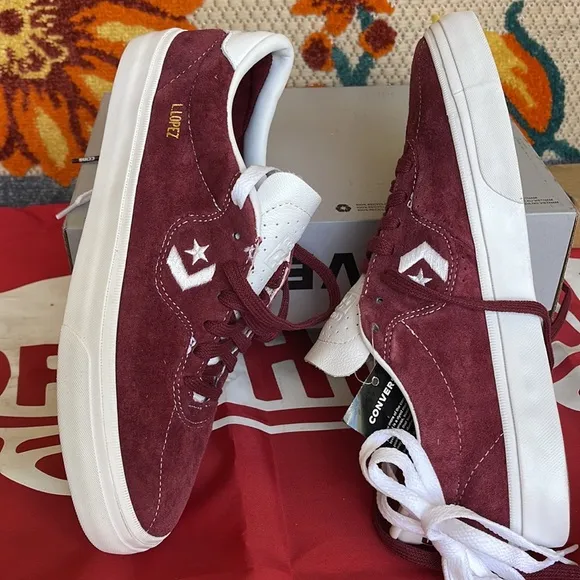 Converse 171329CLOUIE LOPEZ PRO OXDEEP BORDEAUX/WHITE/WHITEWMNS sneakers