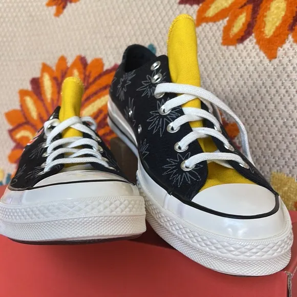 Converse 172825CCHUCK TAYLOR 70 OXBLACK/AMARILLO/BOLD MANDARINWMNS sneakers