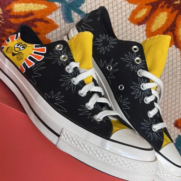 Converse 172825CCHUCK TAYLOR 70 OXBLACK/AMARILLO/BOLD MANDARINWMNS sneakers