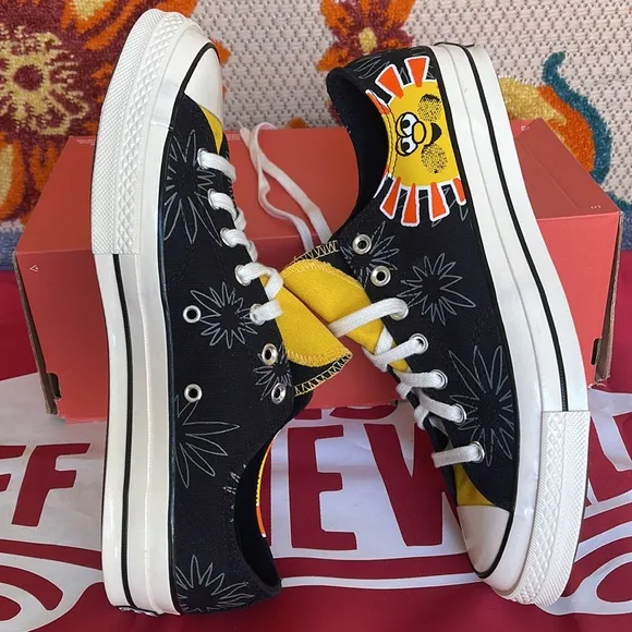 Converse 172825CCHUCK TAYLOR 70 OXBLACK/AMARILLO/BOLD MANDARINWMNS sneakers
