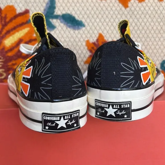 Converse 172825CCHUCK TAYLOR 70 OXBLACK/AMARILLO/BOLD MANDARINWMNS sneakers
