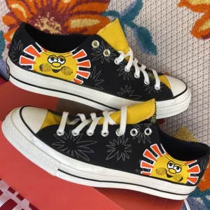 Converse 172825CCHUCK TAYLOR 70 OXBLACK/AMARILLO/BOLD MANDARINWMNS sneakers