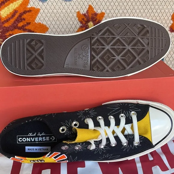 Converse 172825CCHUCK TAYLOR 70 OXBLACK/AMARILLO/BOLD MANDARINWMNS sneakers
