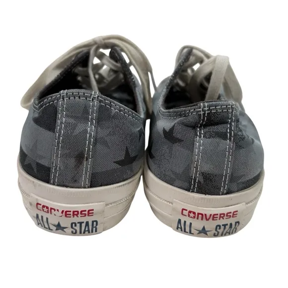 Converse All Star Chuck Taylor Blue Star Low Top Lace Up Sneakers Shoes Womens