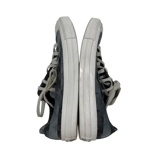 Converse All Star Chuck Taylor Blue Star Low Top Lace Up Sneakers Shoes Womens