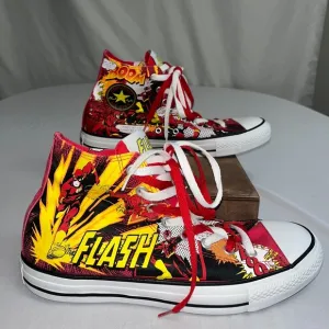 Converse • All Star DC Comics The Flash Men's Sz 10 Wm 12 Limited Edition