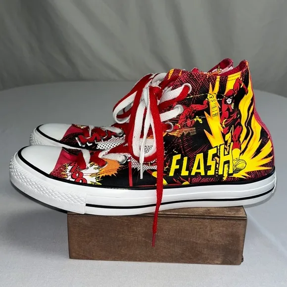 Converse • All Star DC Comics The Flash Men's Sz 10 Wm 12 Limited Edition