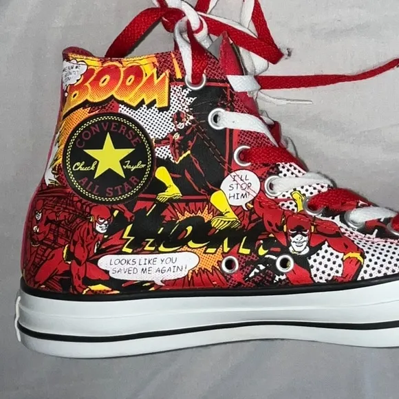 Converse • All Star DC Comics The Flash Men's Sz 10 Wm 12 Limited Edition