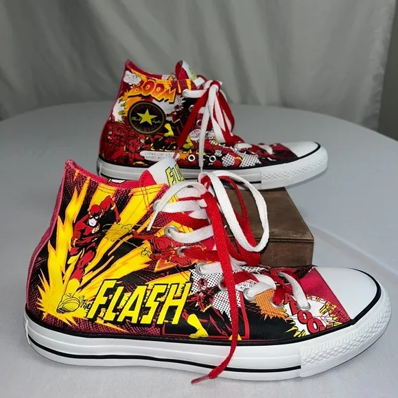 Converse • All Star DC Comics The Flash Men's Sz 10 Wm 12 Limited Edition