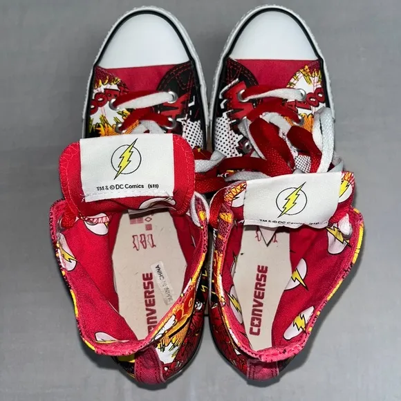 Converse • All Star DC Comics The Flash Men's Sz 10 Wm 12 Limited Edition