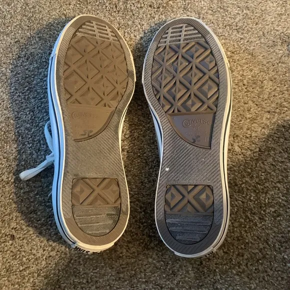 Converse All Star Low Top Gray Shoes Men’s 11, Women’s 13
