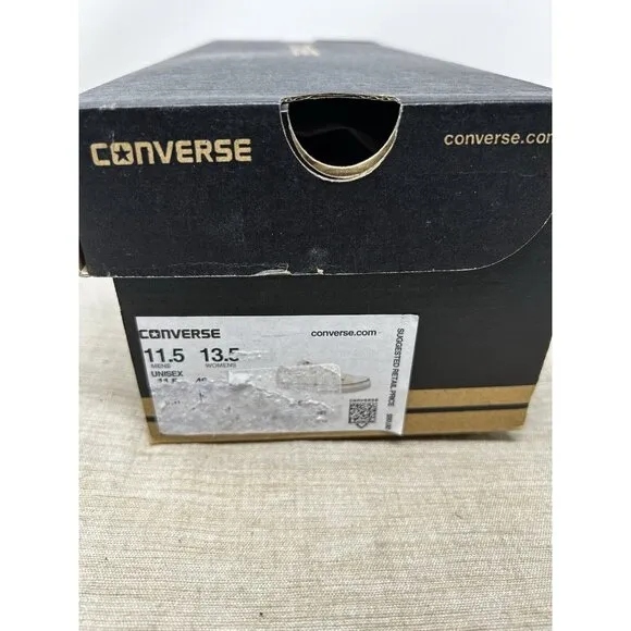 Converse All Star Low Top  X9165 Natural White Unbleached Shoes Men’s Size 11.5