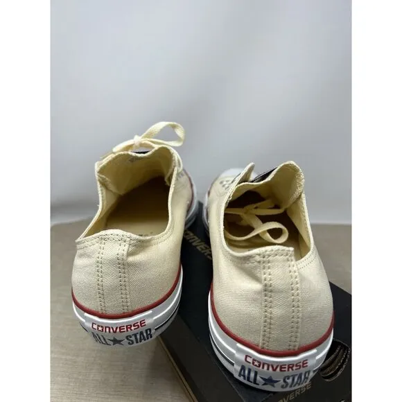 Converse All Star Low Top  X9165 Natural White Unbleached Shoes Men’s Size 11.5