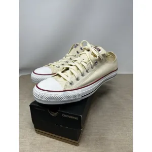 Converse All Star Low Top  X9165 Natural White Unbleached Shoes Men’s Size 11.5