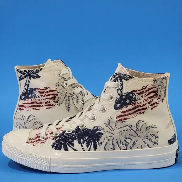 Converse Chuck 70 Hi 'Tropical Shirt' Sneakers NWT