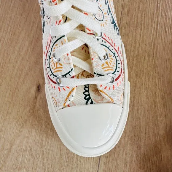 ⭐Converse Chuck 70 Plus Hi 6.5 Men's Shoes Beige Floral Paisley Sneakers A08172C