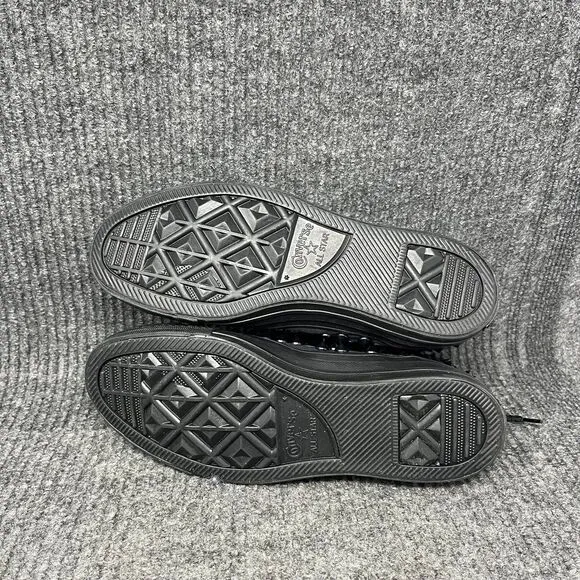 Converse Chuck Taylor All Star Black Studded Monochrome Shoes Women’s 7 Goth Y2K