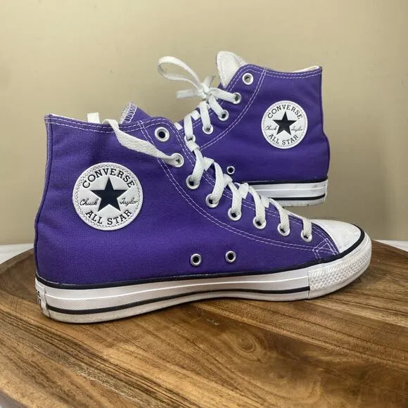 Converse Chuck Taylor All Star Electric Purple Womens Size 9.5 High Top Shoes