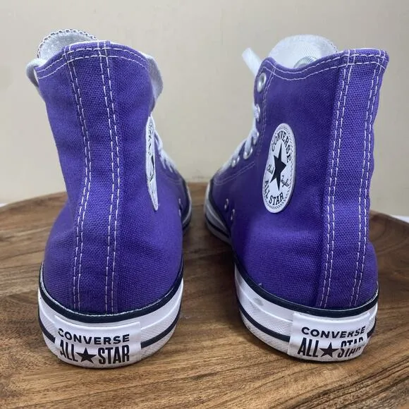 Converse Chuck Taylor All Star Electric Purple Womens Size 9.5 High Top Shoes