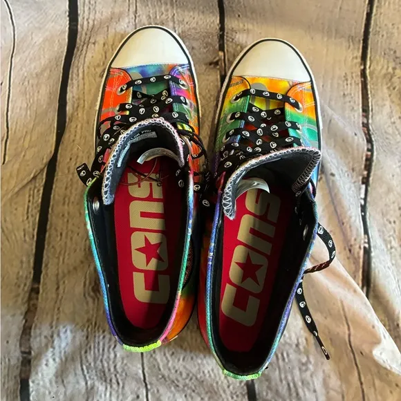 Converse Chuck Taylor Pro Hi Reflect Tie Dye Shoes Men's Size 9 Women’s 11
