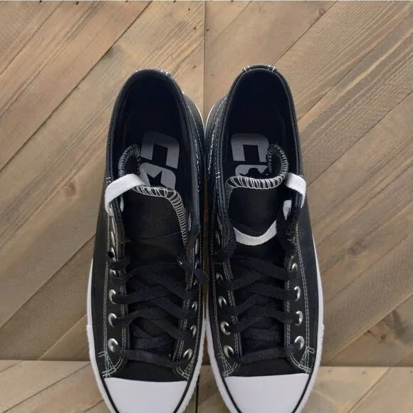Converse Cons Chuck Taylor All‎ Star Hi Pro Leather Sneakers Mens Size 8.5 Black