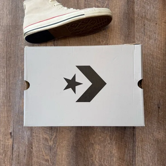 Converse Cons CTAS Pro Hi Suede Egret Gold White