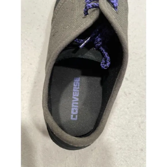 Converse Cons Zakim Suede OX Shoes Unisex Men's 11 Women's 12.5 Black/Cast Iron