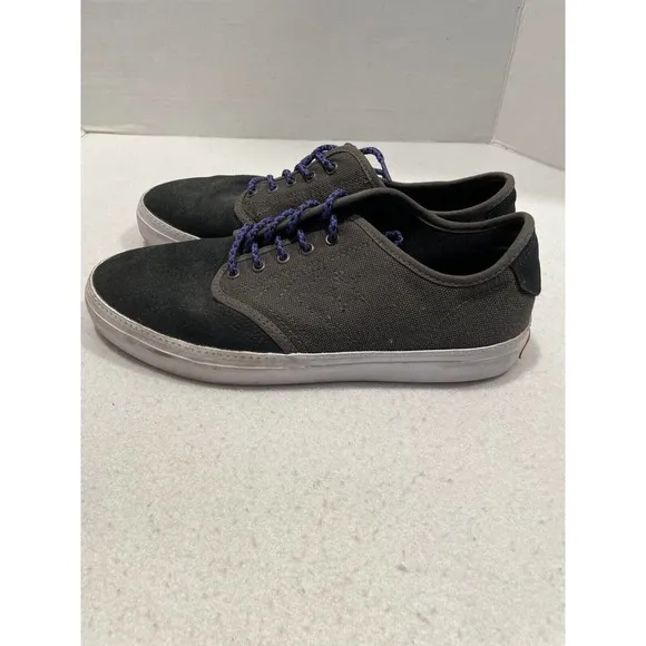 Converse Cons Zakim Suede OX Shoes Unisex Men's 11 Women's 12.5 Black/Cast Iron