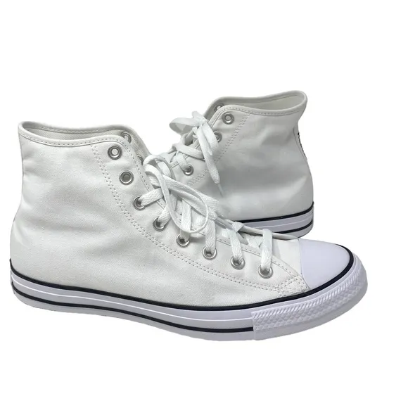 Converse Ctas High Top Shoes Skate Men Sneakers White Canvas Custom 152620C-WWW