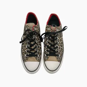 Converse CTAS Pro OX Shoes Khaki / Black / White Leopard Men’s 11 Women’s 13