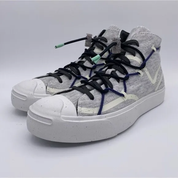 Converse Jack Purcell Rally Mid 'White Storm Wind' Unisex Men Shoes  |  Size:  8