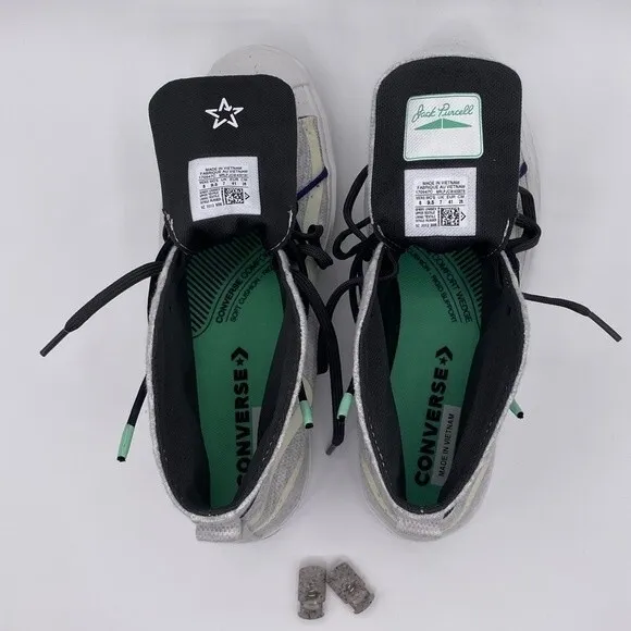 Converse Jack Purcell Rally Mid 'White Storm Wind' Unisex Men Shoes  |  Size:  8