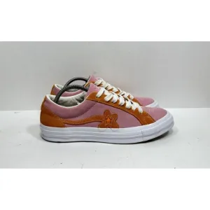 Converse One Star OX Golf Le Fleur x Pink Orange Shoes Mens Sz 8.5 Tyler 162125C