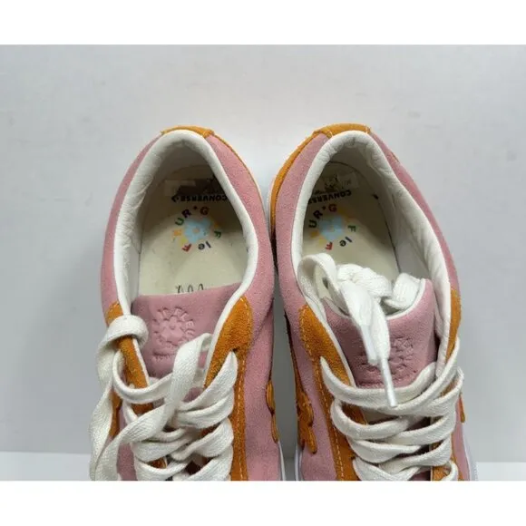 Converse One Star OX Golf Le Fleur x Pink Orange Shoes Mens Sz 8.5 Tyler 162125C