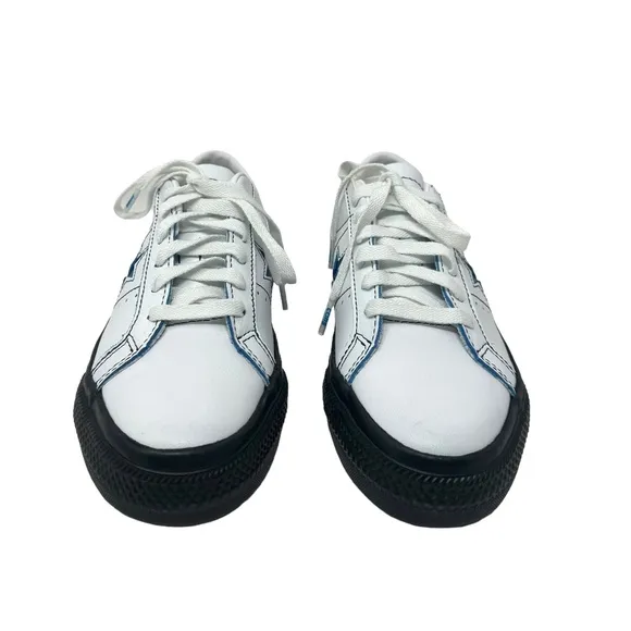 Converse One Star Pro Ox Low Sneakers Leather White Skate Shoes Women's A07308C