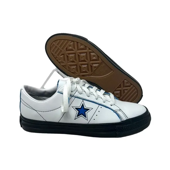 Converse One Star Pro Ox Low Sneakers Leather White Skate Shoes Women's A07308C